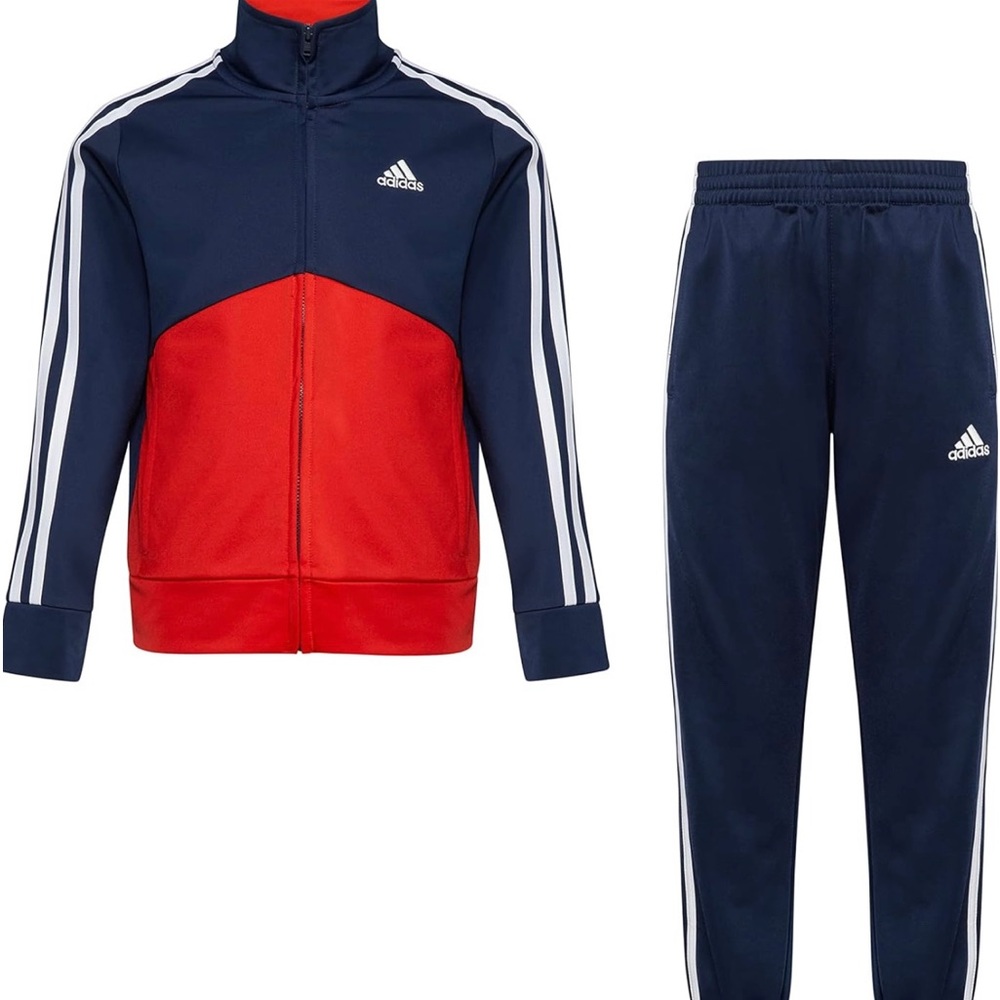 Adidas 2 piece color block tricot track set
2T - Picture 1 of 6